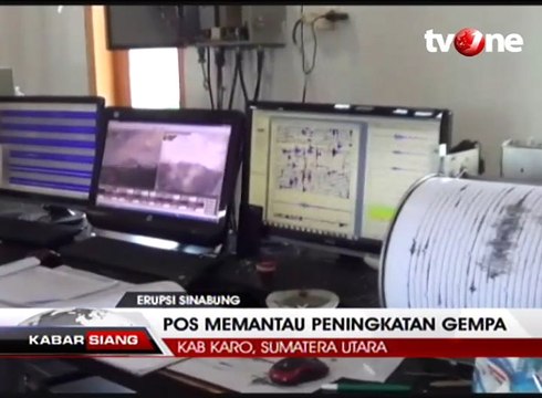 Gunung Sinabung Kembali Erupsi Sebanyak Tiga Kali