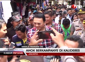 Kampanye di Kalideres, Ahok Janji Selesaikan Masalah Banjir