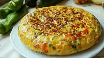 La famosísima TORTILLA PAISANA. Fácil, riquísima y muy saludable