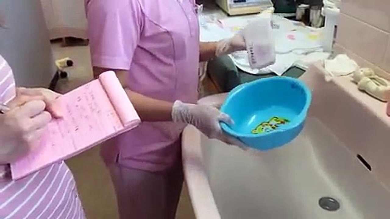 沐浴指導動画 洗う順番