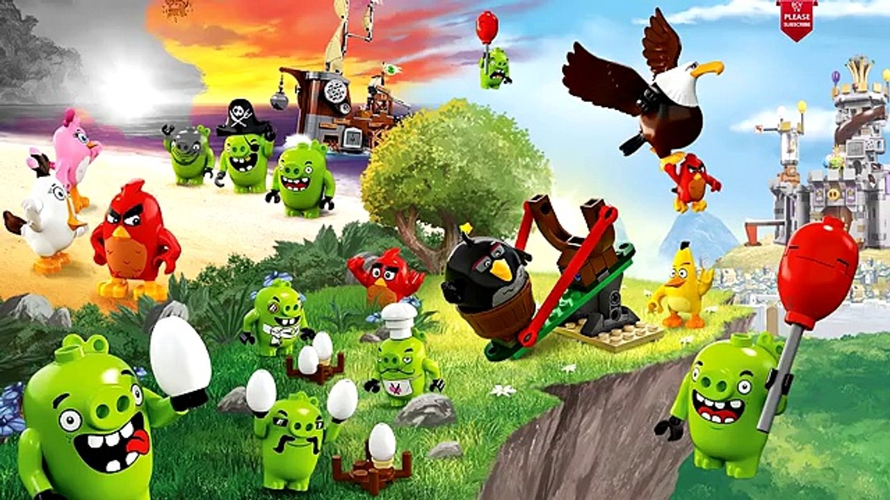 Angry Birds Compilation - Coloring Pages for children and kids | ECV TV Part 1