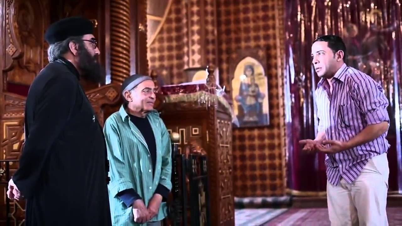 أخت تريز - مشهد لـ "عم إبراهيم" وهو يشمت فى إدوارد وأب الكنيسة يرد عليع بالكتاب المقدس
