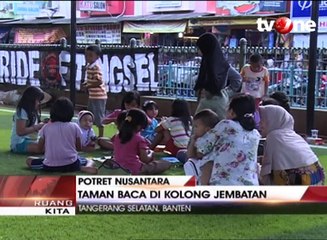 Taman Baca di Kolong Jembatan