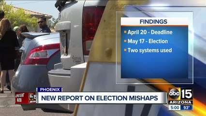 New report on election mishaps