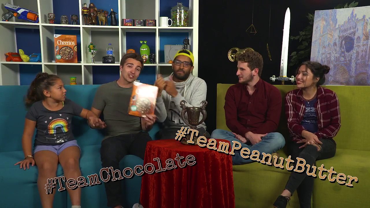 PEANUT BUTTER VS CHOCOLATE FOOD CHALLENGE (ft. React Cast)