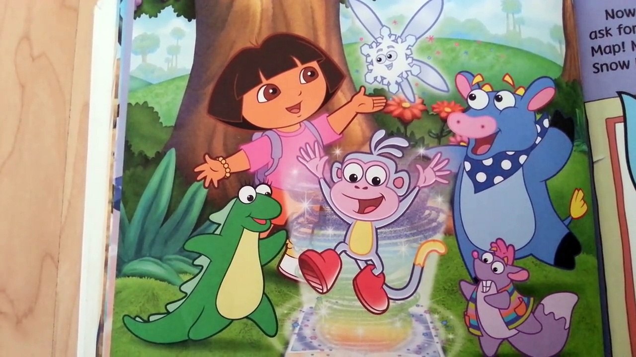 Dora the Explorer - Dora Saves The Snow Princess ! - Read Aloud Story Books