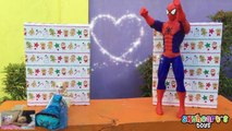 ELSA got a Christmas gift from SPIDERMAN! Frozen toys for kids playtime with spiderman and drgaons-aShxMIC4-p8