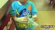 Feeding our Pet Dinosaur in Mcdonalds _ with Big MAC, French Fries, Nuggets, dinosaur toys for kids-LrQtvEGIxOc