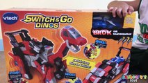 Robot DINOSAUR CARS Toys - Vtech Switch and Go Dinos Transforms Brok the Brachiosaurus for kids-CZz9-5BFO00