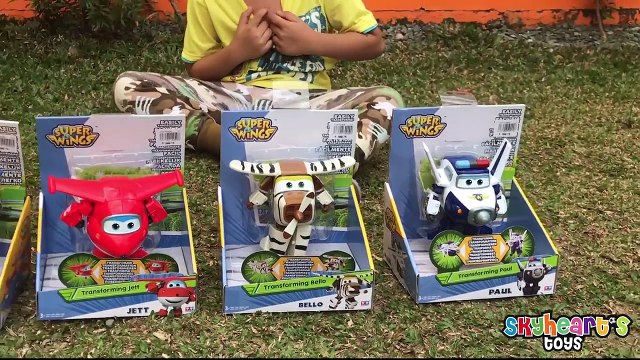 SUPER WINGS toys for children - Playtime with airplane toys kids Transforming Jett Donnie Paul Bello-ct3U5GRwqfM