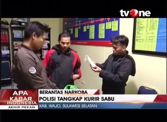 Polisi Tangkap Kurir Sabu di Wajo