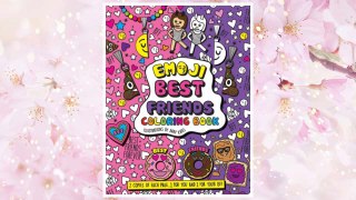 Read Book PDF Emoji Best Friends Coloring Book: A Coloring Book for Two! Two Copies of each page, share and color with your BFF. FREE