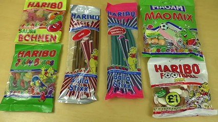 HARIBO Maoam Mix + Balla Stixx + Jelly Beans + Football Mix