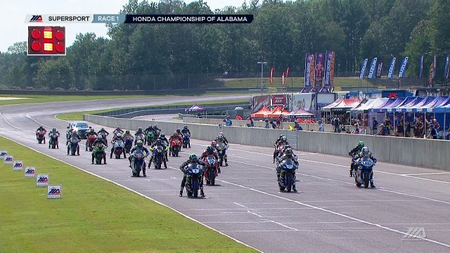 2017 MotoAmerica Honda Championship of Alabama Supersport Race 1