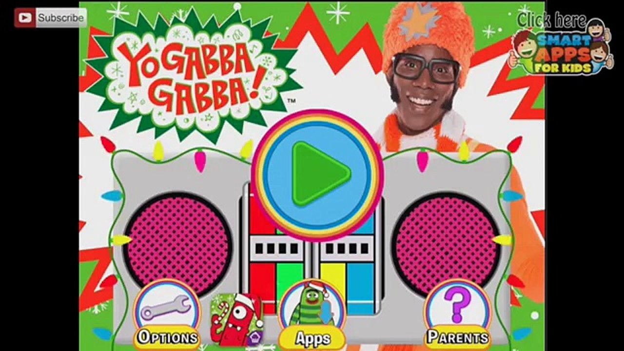 A Very Yo Gabba Gabba Christmas Part 1- iPad app demo for kids - Ellie