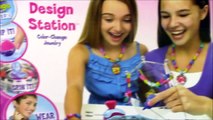 Color Splasherz Design Station! DIY Color Change Jewelry & Beads!Shopkins Trading Cards!