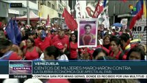Venezolanas marchan por sus derechos y contra la especulación