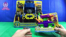 Batman and Robin Battle The Joker Imaginext Robo Batcave Playset & Imaginext Joker Tank Toy Story