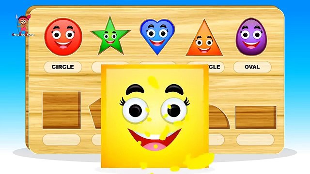 Learn Colors and Shapes with Wooden Toy Base - Best Educational Videos Kids Children Toddlers Babie