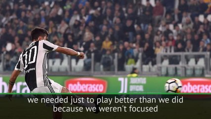 Allegri calls for defensive focus after win over SPAL