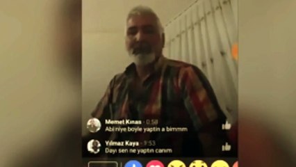 Turkish father livestreams on Facebook