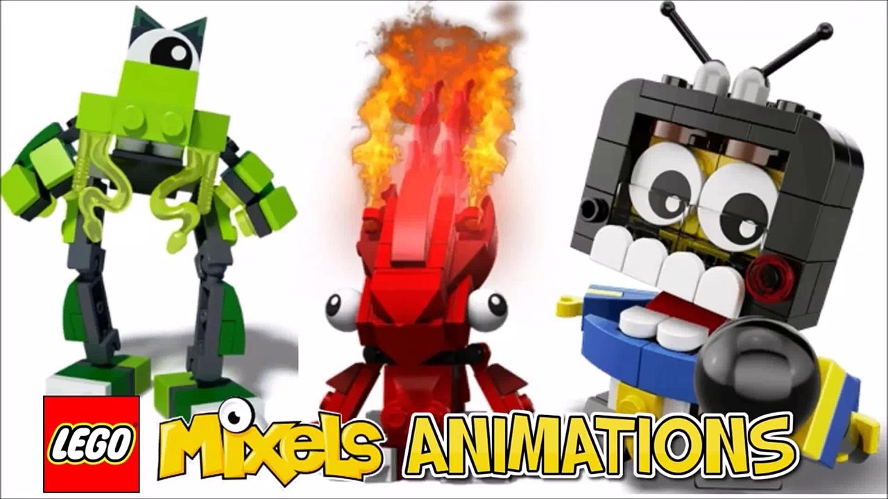 ALL LEGO MIXELS ANIMATION PERSONALITIES! (HD)