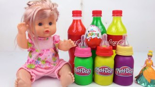 Baby Doll Finger Family Song Learn Colors Play Doh Kinder Surprise Eggs Peppa Pig em Português Toys-KvLbBRZ3XwQ