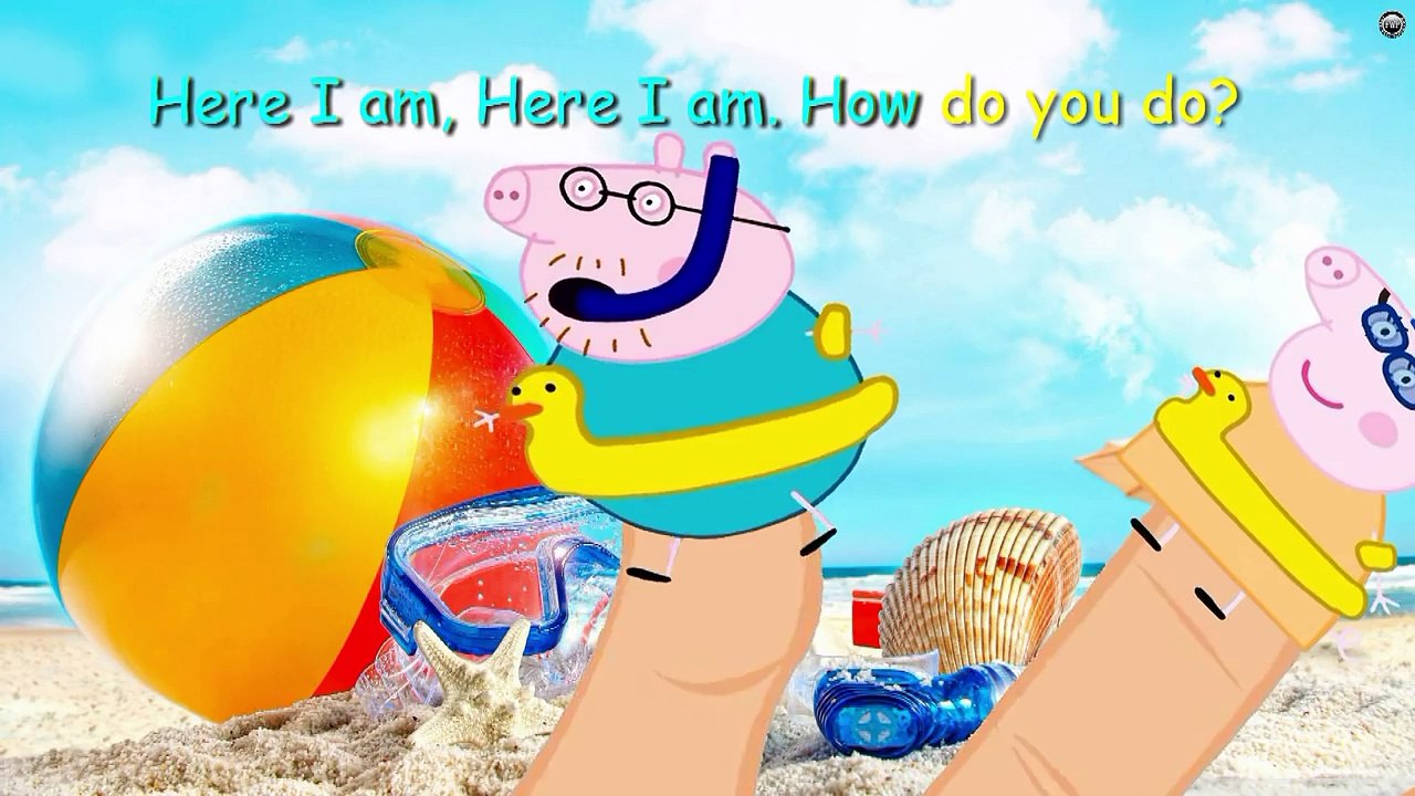 Dışarı Parmak Aile Kreş İçinde Peppa Pig Tekerlemeler
