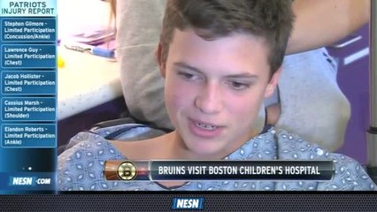 NESN Sports Today: Bruins Visit Boston Children&apos;s Hospital