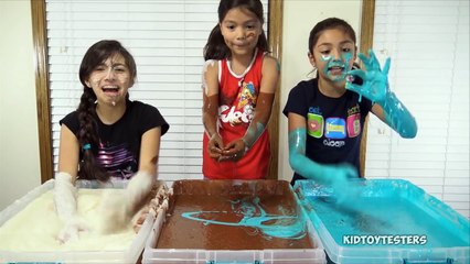 Kids vs Food Extreme Gross Food Challenge Cake Mashed Potatoes Chocolate FNAF Shopkins