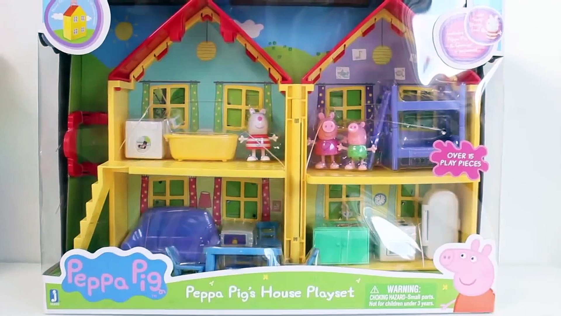 Peppa Pigs House Playset La Casa de Peppa Juguetes de Peppa Pig Toys Videos  - video Dailymotion