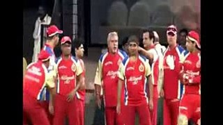 IPL 9 2016 Opening ceremony - Shahrukh khan playing Cricket .