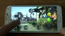 2# GTA 5 (PC) running on phone Samsung Galaxy S5 - streaming and playing by KinoConsole !!! part 2