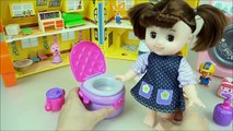 Baby Doll toilet toys poops & peeps Pororo learning play