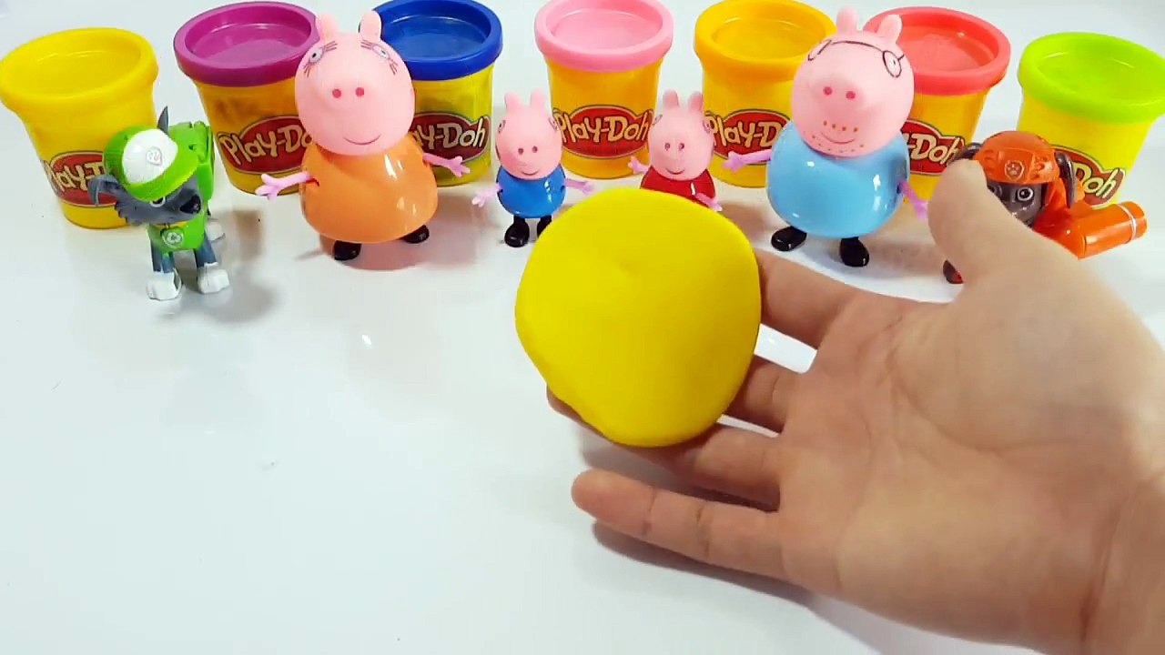 Learn Colors Play Doh For Kids Peppa Pig Português Brasil Finger Family Nursery Rhymes Children-2WB-SQtoYik