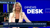 i24NEWS DESK | Kenyans vote in controversial election re-run | Thursday, October 26th 2017