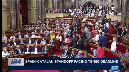 i24NEWS DESK | Spain-Catalan standoff facing tense deadline | Thursday, October 26th 2017