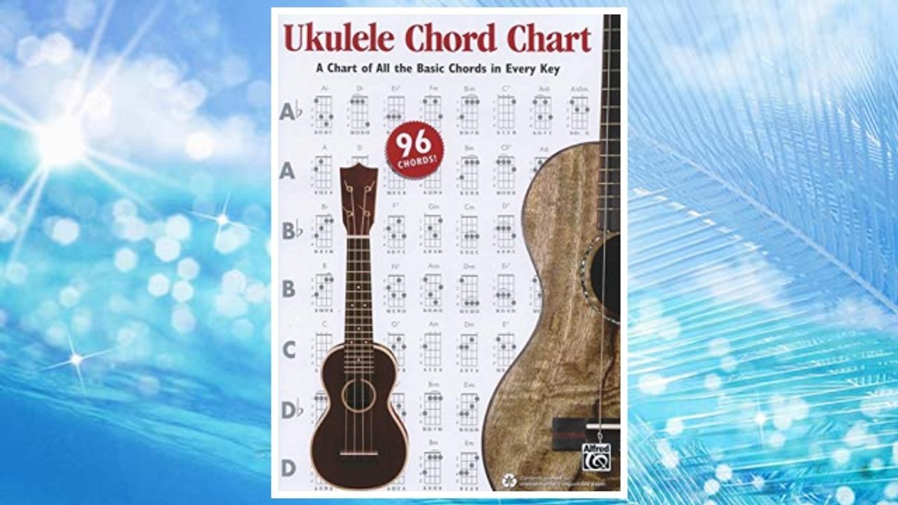 GET PDF Alfred's Ukulele Chord Chart: A Chart of All the Basic Chords in Every Key, Chart FREE