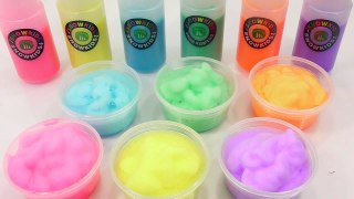 거품 물감 스노우 키즈 무지개 솜사탕 만들기 장난감 Bubble Coloring Snow Kids !! How To Make Rainbow Cotton Candy Toys