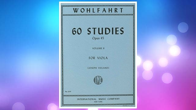Download PDF Wohlfahrt Franz 60 Studies Op. 45: Volume 2 - Viola solo - by Joseph Vieland International Music FREE