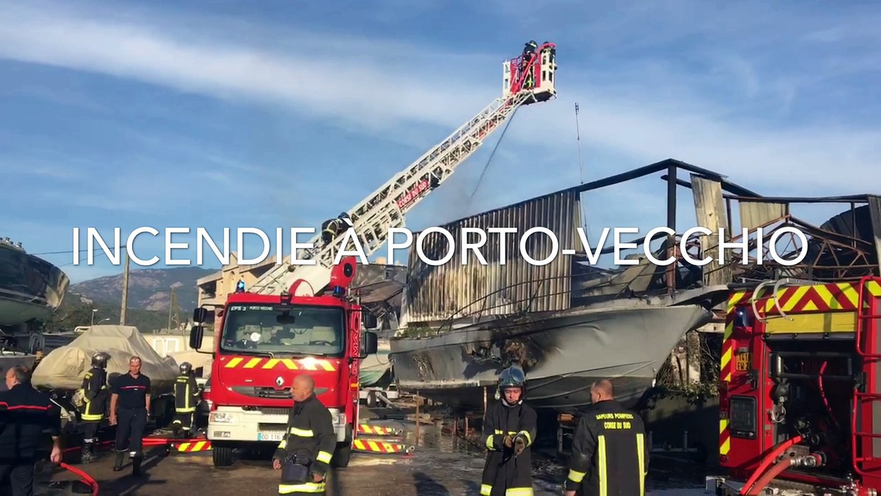 Un incendie ravage un restaurant et des bateaux à Porto-Vecchio