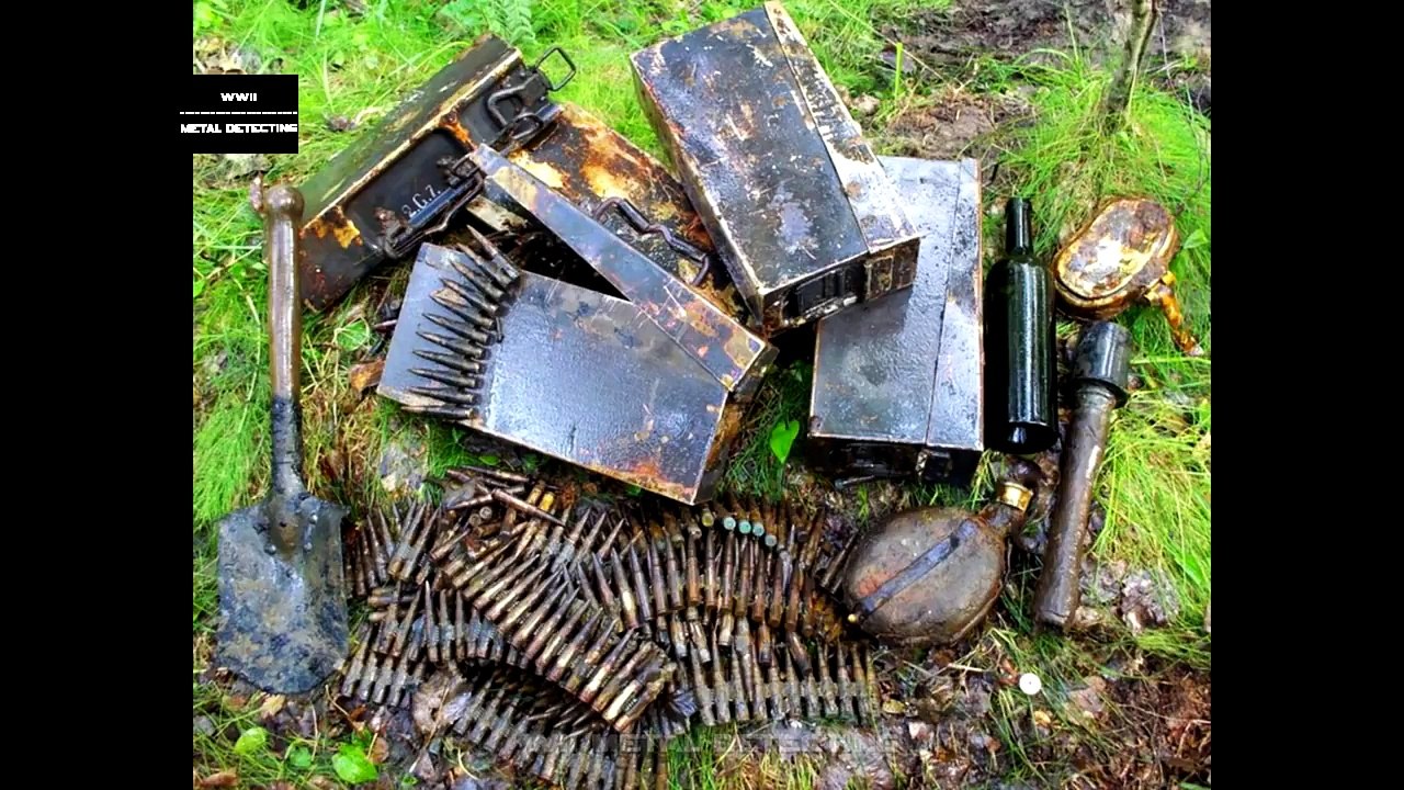 THE EXCAVATION OF THE GERMAN BUNKERS / FINDINGS OF THE WW2 N 49 / WWII