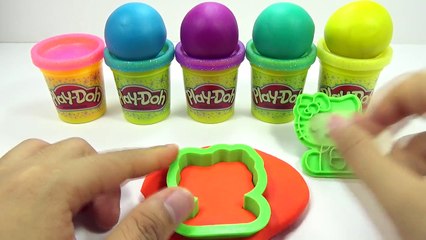 Play Doh Learn Colors Ice Cream Cat Hello Kitty Finger Family Nursery Rhymes Peppa Pig Kids-wPW8L5TRJ2o