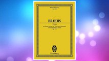 Download PDF Piano Trio Op. 114 for Piano, Clarinet (or Viola) and Violoncello in A Minor (Edition Eulenburg No. 250): Miniature Score / Study Score FREE