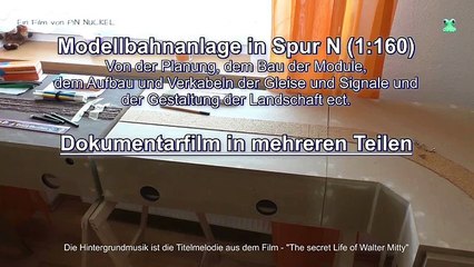 Modellbahn Spur N / 1:160 - Teil 21 - Module Überleitstelle und Berg