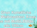 6ft Grün Künstliche LWL Weihnachten Xmas Tree mit MultiLEDQuelle 180cm