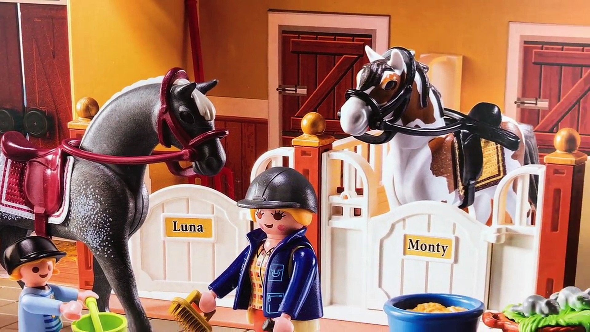 Playmobil Kids Toy Horse & Pony Stables – Видео Dailymotion