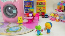 뽀로로 패티 세탁기 플레이 도우 서프라이즈 알까기 장난감 놀이 Play doh Surprise egg & Pororo washing machine Toys