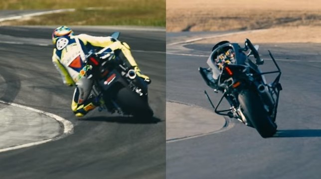 VÍDEO: Valentino Rossi se enfrenta al Motobot de Yamaha, ¿quién ganará?