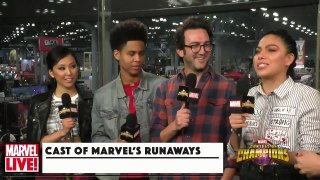 Cast of Marvel’s Runaways (Part 1) -- Marvel LIVE! NYCC 2017-0n5nh0osEFs
